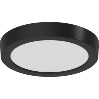 Stropné LED svietidlo Mexen LDSR, prisadené, 22 cm, 18 W, neutrálne - 4000 K, 1440 lm, čierne - L212-022-1840-70