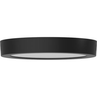 Stropné LED svietidlo Mexen LDSR, prisadené, 22 cm, 18 W, neutrálne - 4000 K, 1440 lm, čierne - L212-022-1840-70