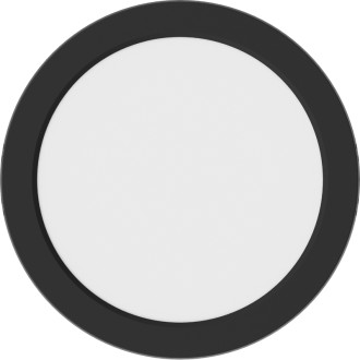 Stropné LED svietidlo Mexen LDSR, prisadené, 22 cm, 18 W, studená teplota - 6500 K, 1440 lm, čierne - L212-022-1865-70
