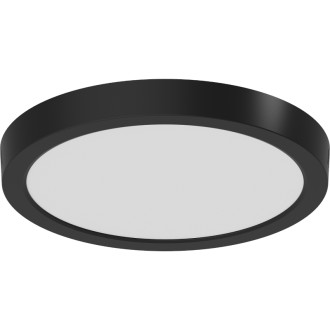 Stropné LED svietidlo Mexen LDSR, prisadené, priemer 30 cm, 24 W, studená teplota - 6500 K, 1920 lm, čierna - L212-030-2465-70