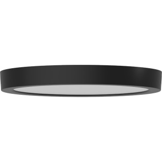 Stropné LED svietidlo Mexen LDSR, prisadené, priemer 30 cm, 24 W, studená teplota - 6500 K, 1920 lm, čierna - L212-030-2465-70