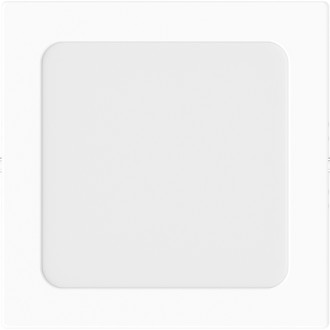 Stropné LED svietidlo Mexen LDSS, prisadené, 17 x 17 cm, 12 W, neutrálna biela - 4000K, 1320 lm, biela - L213-017-1240-20