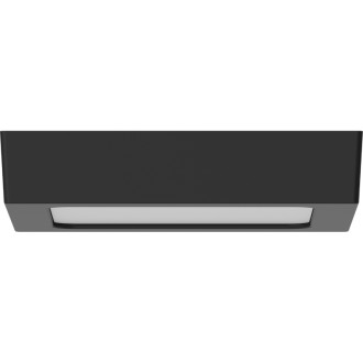 Stropné LED svietidlo Mexen LDSS, prisadené, 17 x 17 cm, 12 W, neutrálna biela - 4000K, 960 lm, čierna - L213-017-1240-70