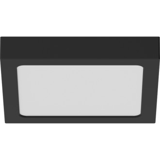Stropné LED svietidlo Mexen LDSS, prisadené, 22 x 22 cm, 18 W, neutrálna biela - 4000 K, 1440 lm, čierna - L213-022-1840-70
