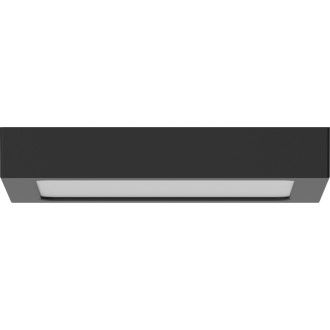 Stropné LED svietidlo Mexen LDSS, prisadené, 22 x 22 cm, 18 W, neutrálna biela - 4000 K, 1440 lm, čierna - L213-022-1840-70