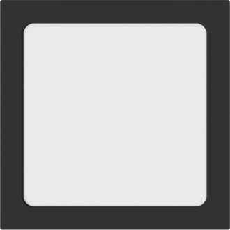 Stropné LED svietidlo Mexen LDSS, prisadené, 22 x 22 cm, 18 W, studená teplota - 6500 K, 1440 lm, čierne - L213-022-1865-70