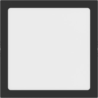 Stropné LED svietidlo Mexen LDSS, prisadené, 30 x 30 cm, 24 W, neutrálne - 4000 K, 1920 lm, čierne - L213-030-2440-70