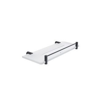 Nimco Čierna polica IXI s ohrádkou, 30 cm BRC X430-X-90