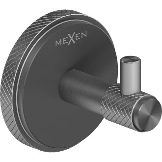 Háčik na uterák Mexen Gravo, kartáčovaný, sivý - 70A93011-66
