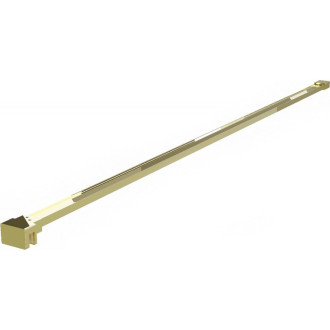 Rovný držiak Mexen pre sprchovú stenu 10 mm, zlatý - 830-10-50