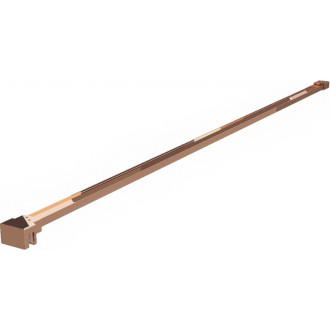 Rovný držiak Mexen pre sprchovú stenu 10 mm, ružové zlato - 830-10-60