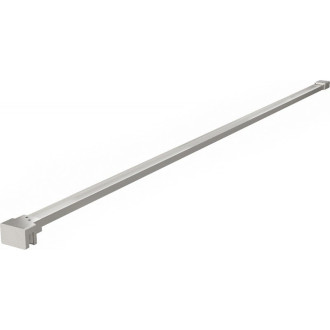 Rovný držiak Mexen pre sprchovú stenu 10 mm, kartáčovaný nikel - 830-10-97