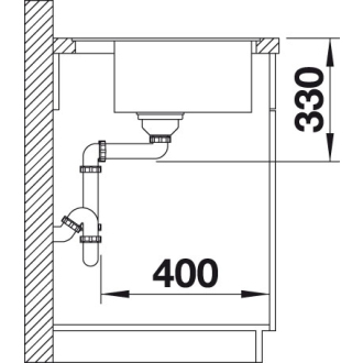 Blanco DALAGO 5-F 518531 jednodrez bez odkvapu aluminium drez do roviny
