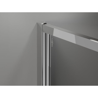 Mexen Exo-3S trojstenný výklopný sprchovací kút 70 x 85 cm, priehľadný, chróm - 817-070-085-01-00-3S