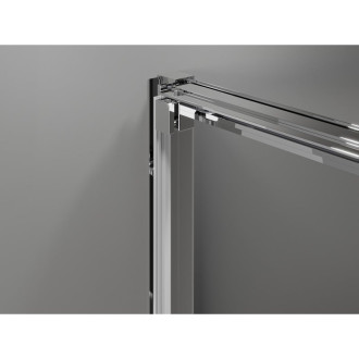 Posuvné sprchové dvere Mexen Exo-3S 70 cm, priehľadné, chróm - 8153-070-000-01-00