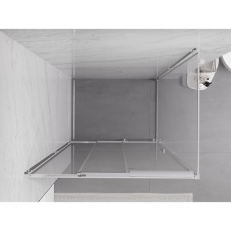 Mexen Exo posuvný sprchovací kút 90 x 95 cm, priehľadný, chróm - 8153-090-095-01-00