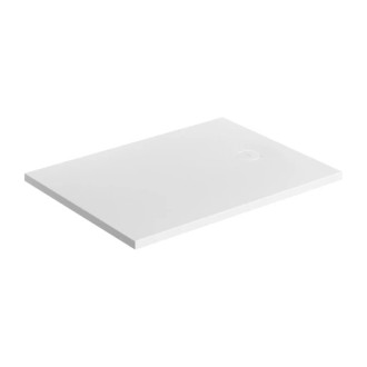 Omnires AQUAROCK sprchová vanička protišmyková, 80 × 100 cm, biely mat AQUAROCK80-100BM