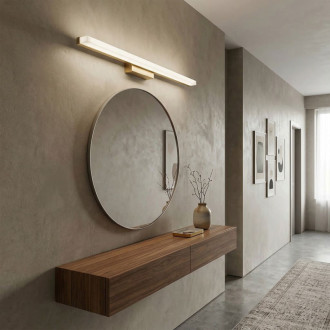 REA Nástenné svietidlo LED 80CM APP1853-1W BRUSH GOLD OSW-66007