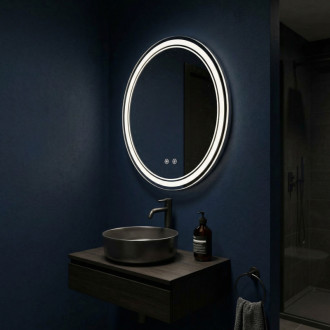 REA Zrkadlo LED SOFT 60 HOM-00203