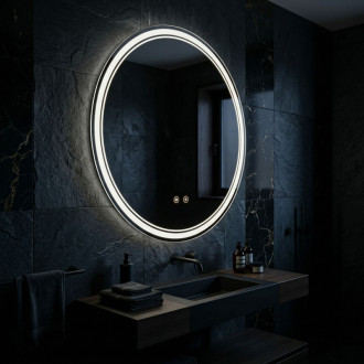 REA Zrkadlo LED SOFT 100 HOM-00207