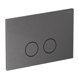 Omnires STRONGFRAME podomietkový modul ECO + tlačidlo antracit kartáčovaný STFWCECO1R45-RAT