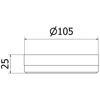 Stojacia miska na mydlo Mexen Triv, čierna - 70A33057-70B