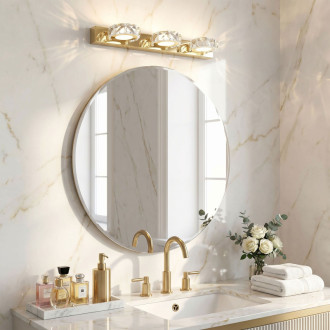 REA Nástenné svietidlo LED APP1939-3W GOLD OSW-66073