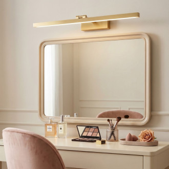 REA APP1865-1W Kúpeľňové nástenné LED svietidlo 80 cm BRUSH GOLD OSW-66021