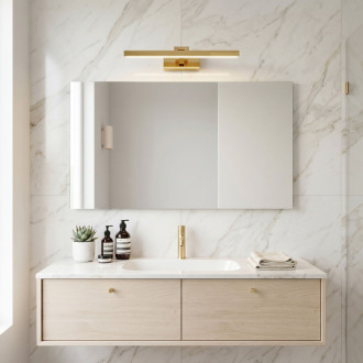 REA APP1860-1W Kúpeľňové nástenné LED svietidlo 40cm GOLD OSW-66013
