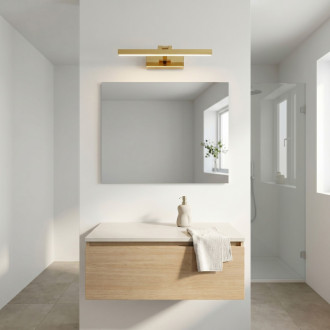 REA APP1860-1W Kúpeľňové nástenné LED svietidlo 40cm GOLD OSW-66013
