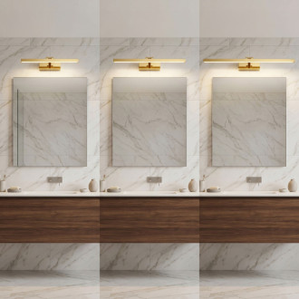 REA APP1860-1W Kúpeľňové nástenné LED svietidlo 40cm GOLD OSW-66013