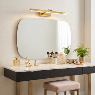 REA APP1861-1W Kúpeľňové nástenné LED svietidlo 60 cm GOLD OSW-66014