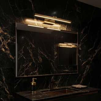 REA APP1861-1W Kúpeľňové nástenné LED svietidlo 60 cm GOLD OSW-66014