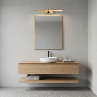 REA APP1861-1W Kúpeľňové nástenné LED svietidlo 60 cm GOLD OSW-66014