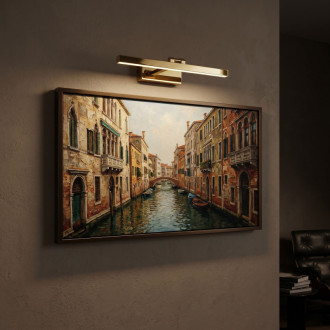 REA APP1861-1W Kúpeľňové nástenné LED svietidlo 60 cm GOLD OSW-66014