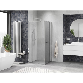 Mexen Linea posuvný sprchovací kút 85 x 85 cm, priehľadný, chróm - 8E1-085-085-01-01