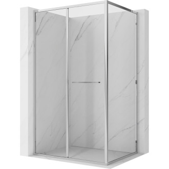 Mexen Linea posuvný sprchovací kút 80 x 90 cm, priehľadný, chróm - 8E1-080-090-01-01