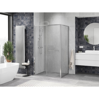 Mexen Linea posuvný sprchovací kút 80 x 90 cm, priehľadný, chróm - 8E1-080-090-01-01