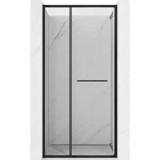Posuvné sprchové dveře Mexen Linea 100 cm, průhledné, černé - 8E1-100-000-70-70