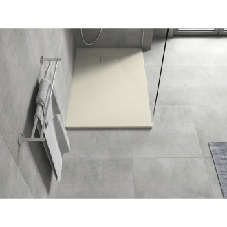 Obdĺžniková sprchová vanička Mexen Hugo SMC 100 x 90 cm, béžová - 42699010
