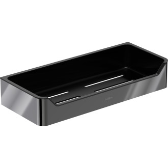 Koupelnový koš Mexen Rivon-L, černý chrom - 70A8725-73