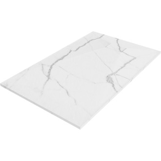 Obdĺžniková sprchová vanička Mexen Hugo SMC 150 x 80 cm, biely kameň - 42158015