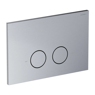 Omnires SET: STRONGFRAME podomietkový modul + tlačidlo, kartáčovaný nikel STFWC1R45-RNI