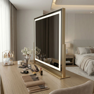 REA Zrkadlo LED STUDIO L.Gold 58x45 HOM-01801