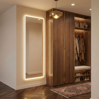 REA Zrkadlo LED Classico 60x170cm White HOM-07055