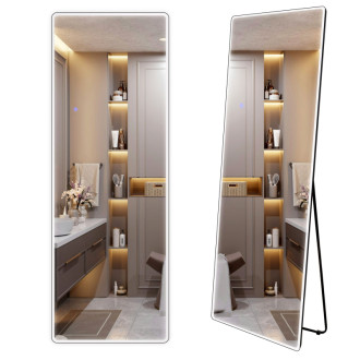 REA Zrkadlo LED Classico 60x170cm Black HOM-07052