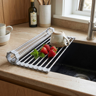 REA Rolovací odkvapkávač na drez REA P12298A Grey HOM-09977