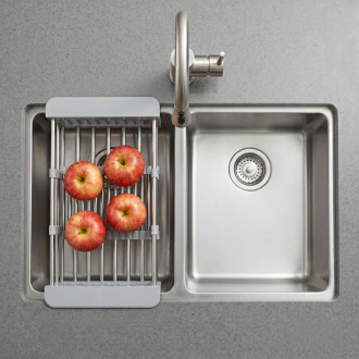 REA Teleskopický odkvapkávač na drez REA P14487A Grey HOM-09974