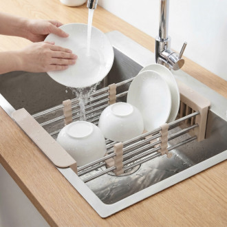 REA Teleskopický odkvapkávač na drez REA P14487B Beige HOM-09975
