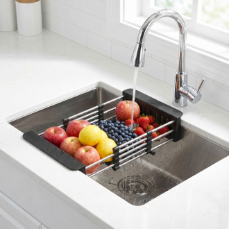 REA Teleskopický odkvapkávač na drez REA P14487 Black HOM-09973
